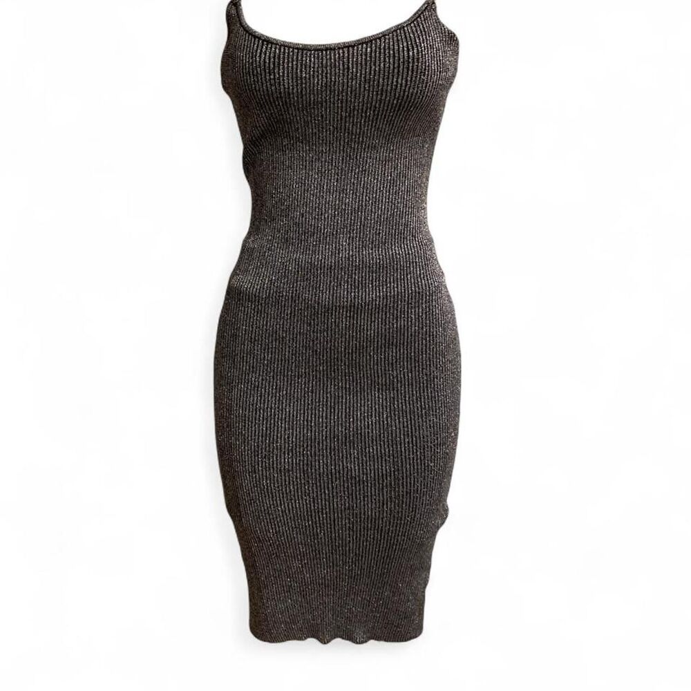 Almost-famous Women's Grey and Silver Dress